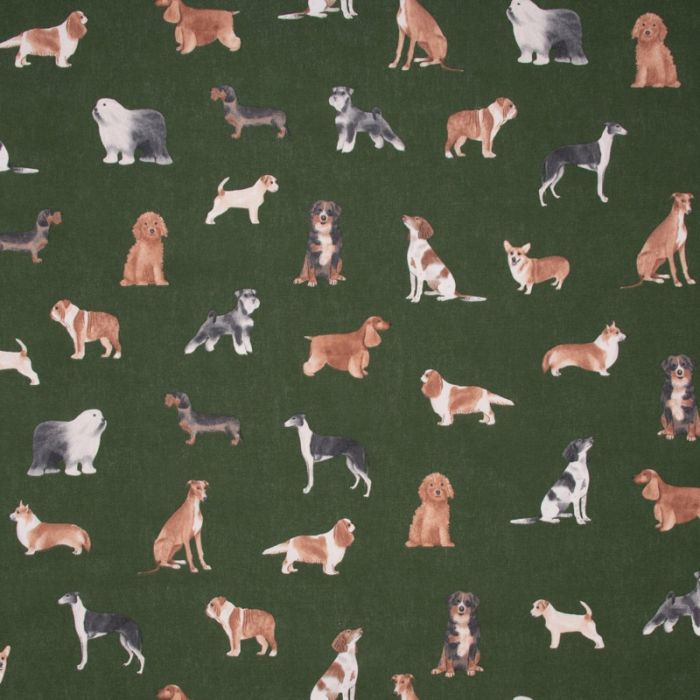 Printstof 094 Dog Breed Mix