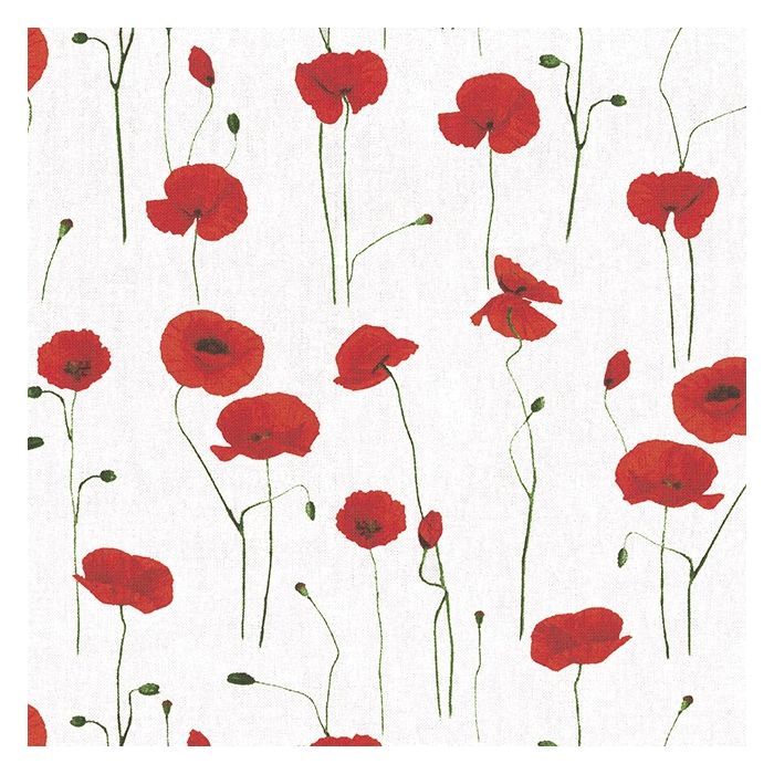 Printstof 002 Poppy Field