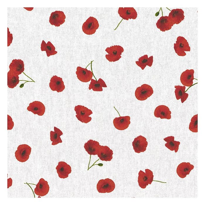Printstof 003 Poppy Flower