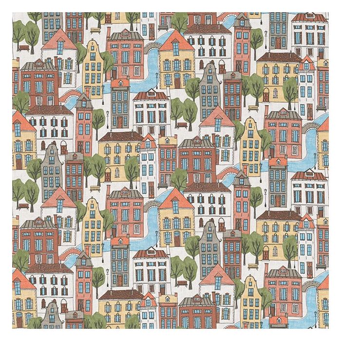 Printstof 006 Favourite Village