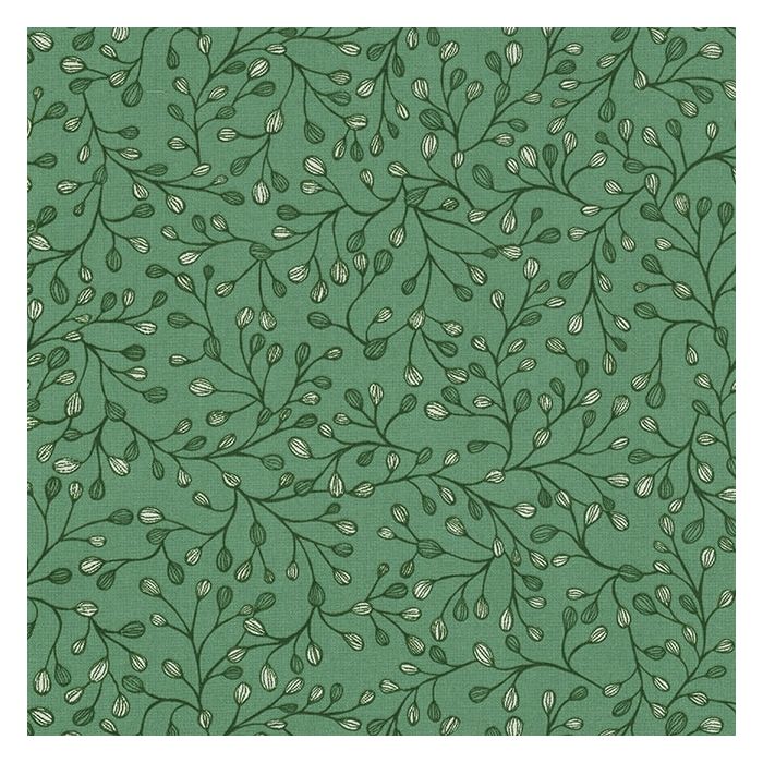 Printstof 030 Arty Foliage Green