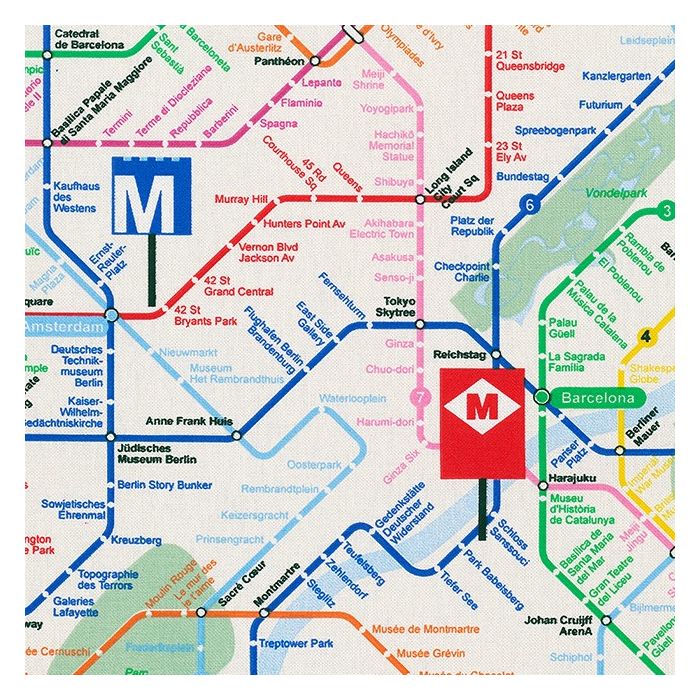 Printstof 040  Subway