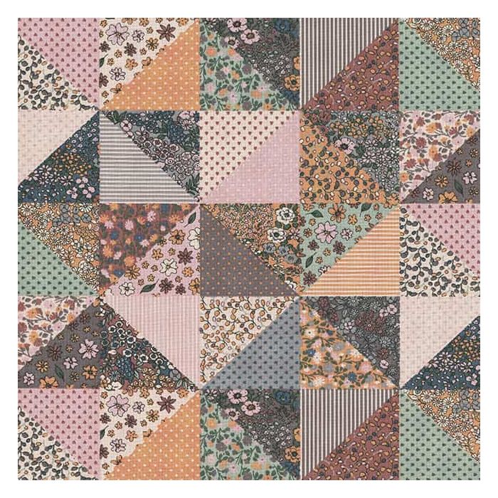 Printstof 057 Flower Quilt