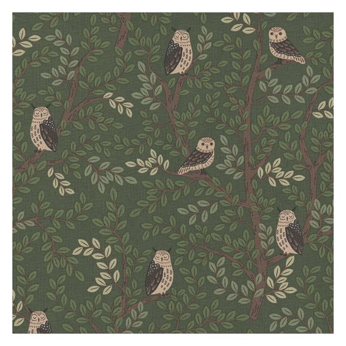 Printstof 081 Forest Wood Owl