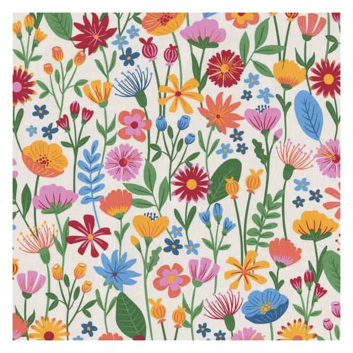 Printstof 087 Floral Fiesta