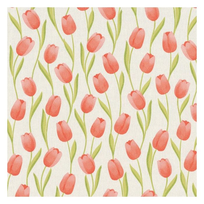 Printstof 094 Hand Drawn Tulip