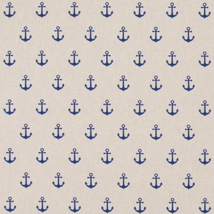 Linnenlook Printstof 010 Anchor Allover