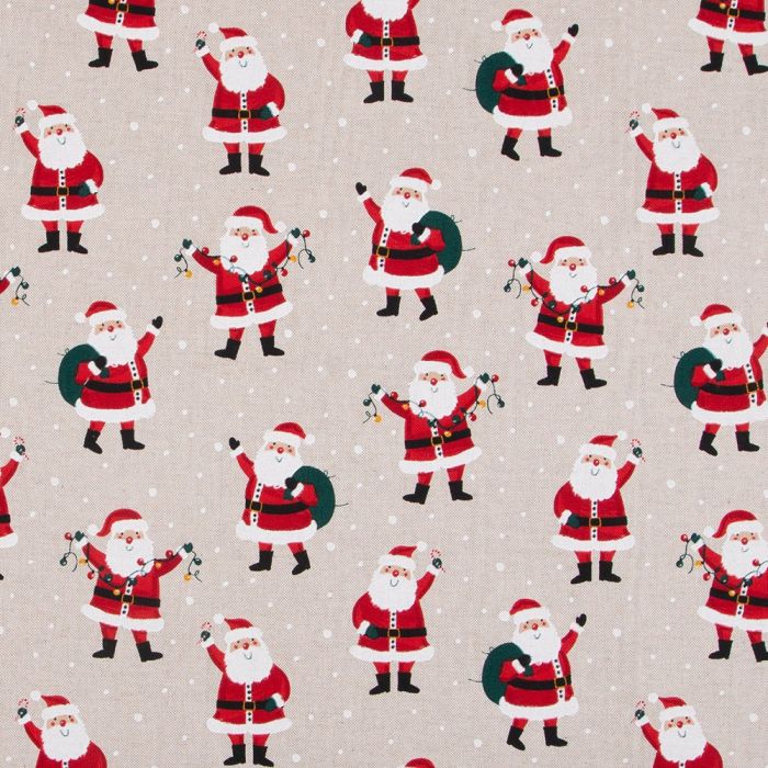 Linnenlook Kerststof 001 Jolly Santa