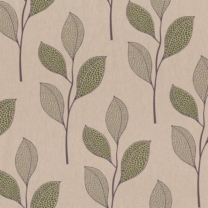 Linnenlook Printstof 110 Pop Leaves