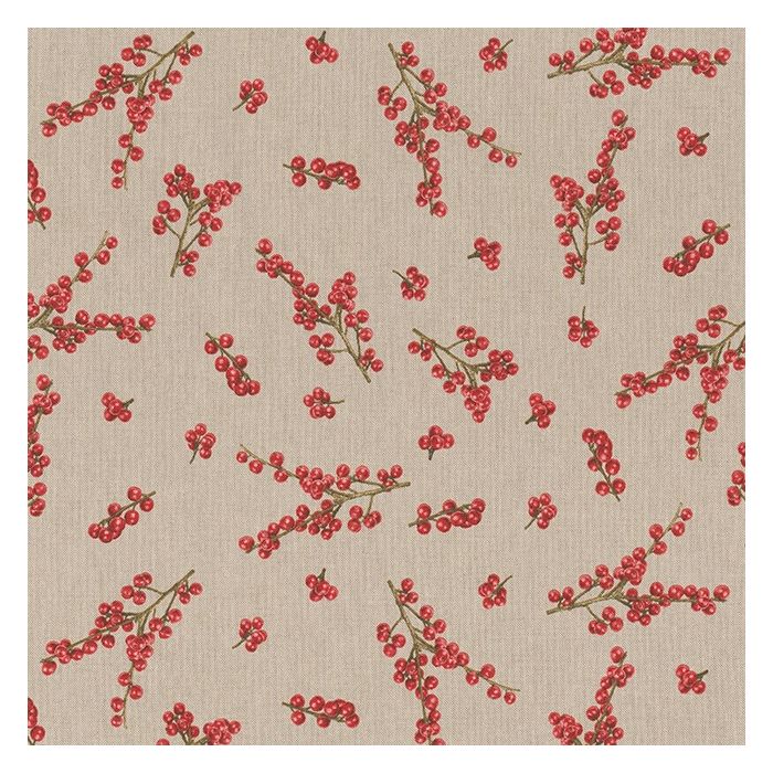 Linnenlook Kerststof 052 Winter Berry
