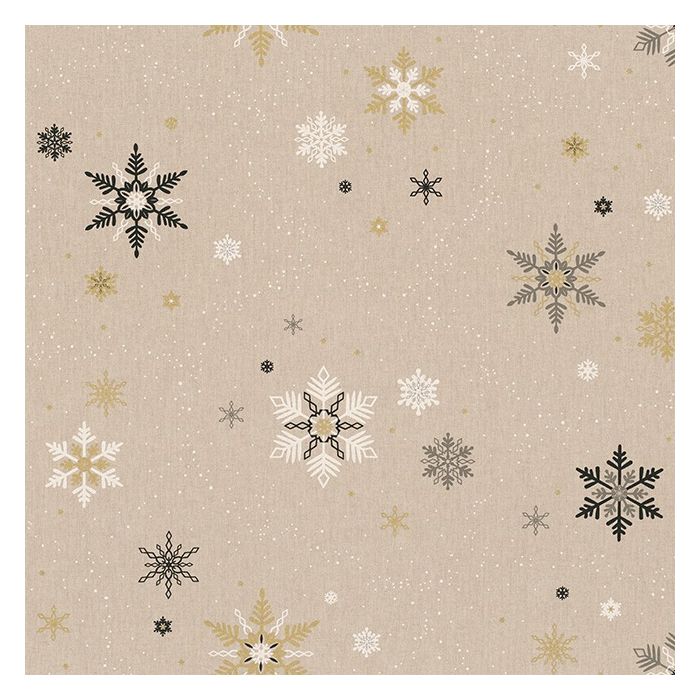Linnenlook Kerststof 012 Winter Stars