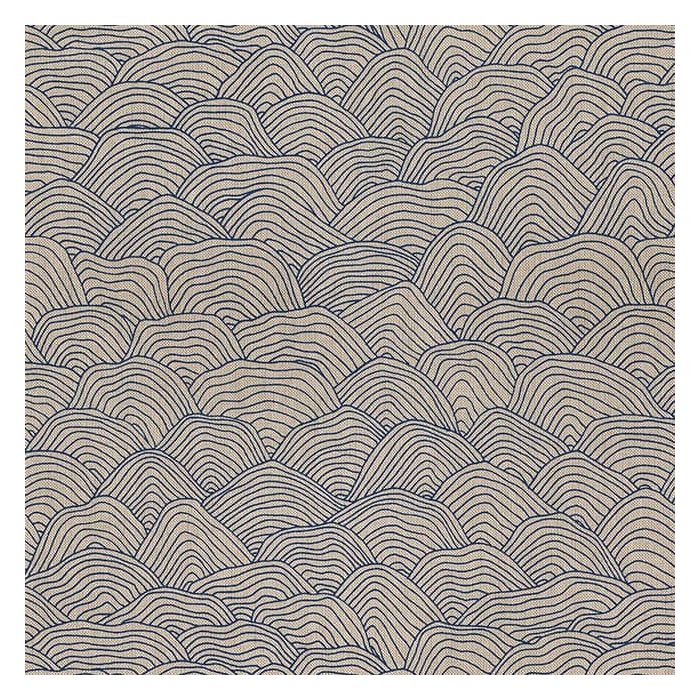 Linnenlook Printstof 031 Wave Petrol