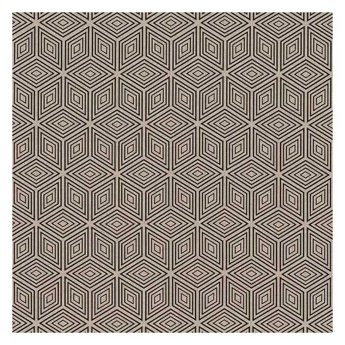 Linnenlook Printstof 036 3D Cube Black