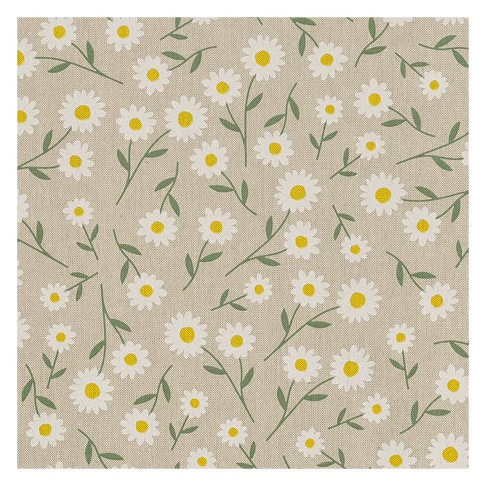 Linnenlook Printstof 375 Daisy Sweet Field