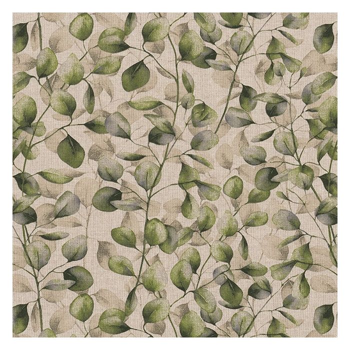 Linnenlook Printstof 368 Poplar Leaves