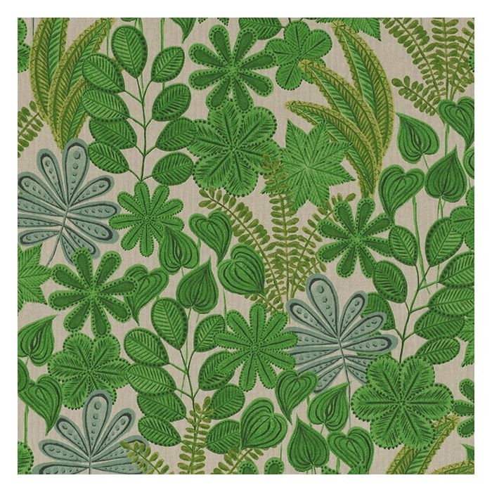 Linnenlook Printstof 366 Arty Botanic Leaves