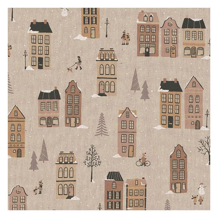 Linnenlook Kerststof 171 Xmas Scene