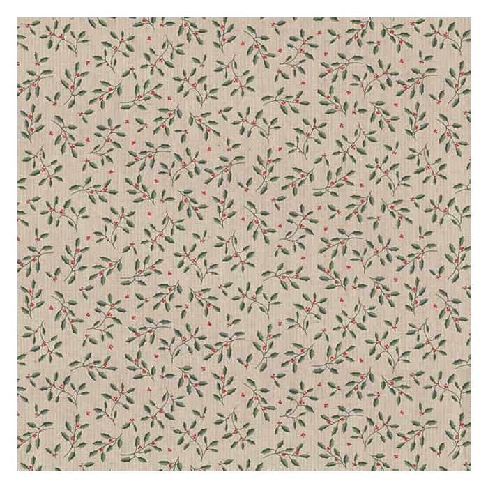 Linnenlook Kerststof 173 Little Holly,