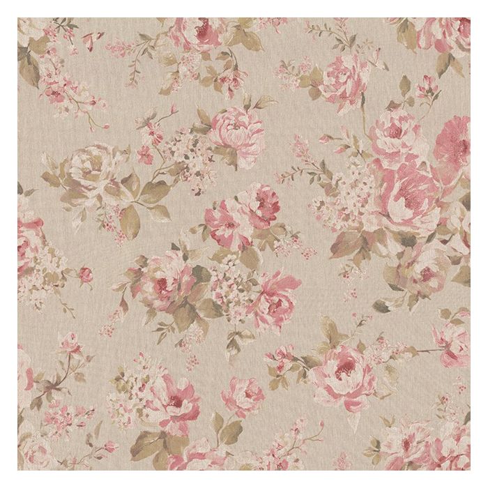 Linnenlook Printstof 414 Classic Painted Rose Old Pink