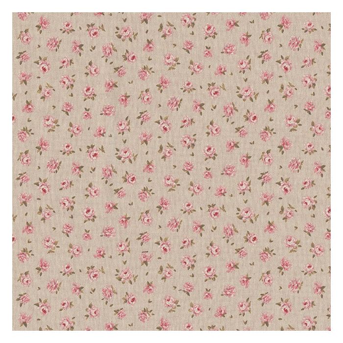 Linnenlook Printstof 415 Classic Little Rose Old Pink