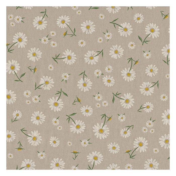 Linnenlook Printstof 250 Daisy Floral Bloom