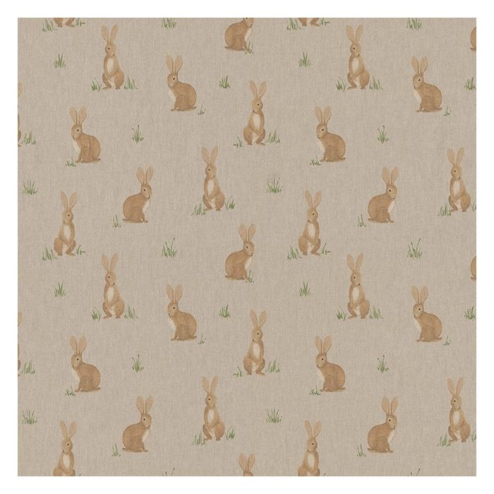 Linnenlook Printstof 218 Aquarel Woodland Rabbit