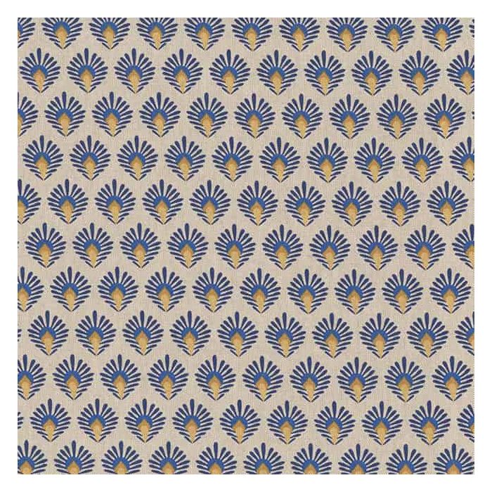 Linnenlook Printstof 434 Graphic Peacock