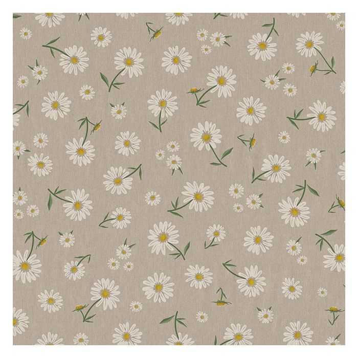 Linnenlook Coated 004 Daisy Floral Bloom