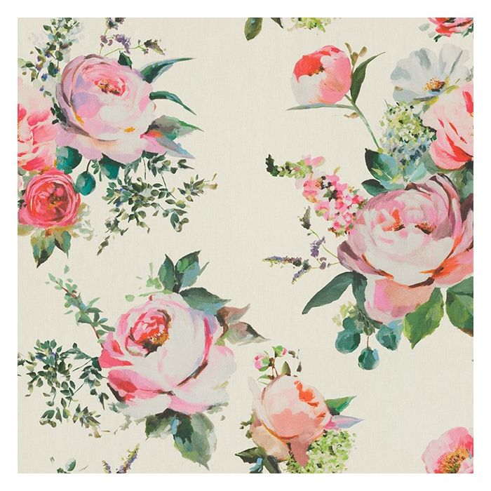 Digitale Printstof 249 Roses Ivory