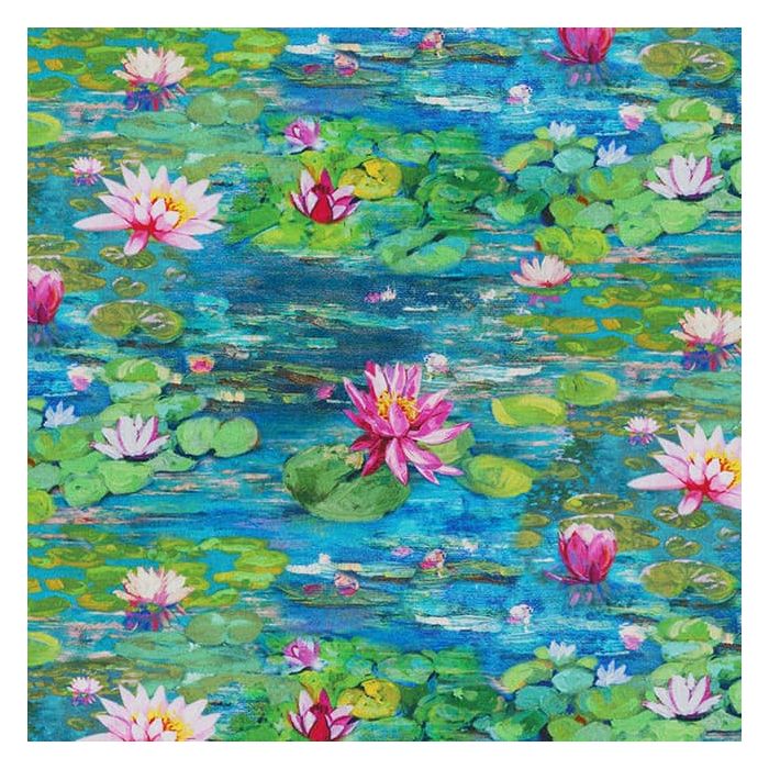 Digitale Printstof 001 Water Lily