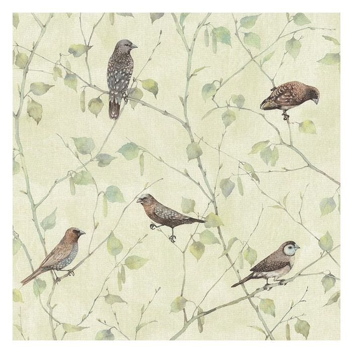 Digitale Printstof 274 BIRD BRANCH SERENE