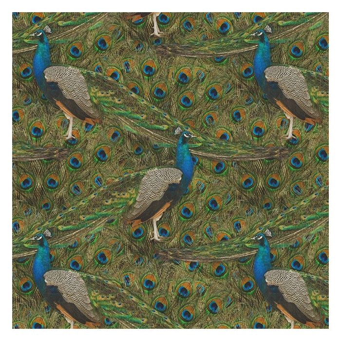 Digitale Printstof 273 PEACOCK ELEGANCE CHIQUE