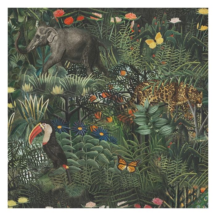 Digitale Printstof 272 JUNGLE PARADISE ART