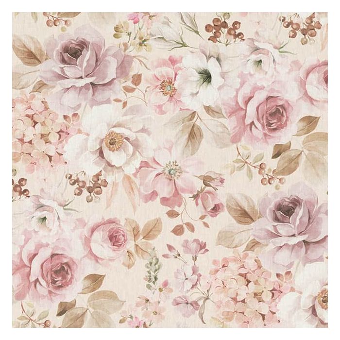 Digitale Printstof 297 Classic Flower Garden