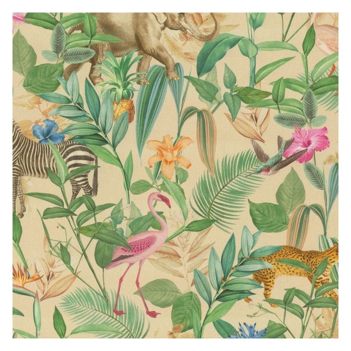 Digitale Printstof 332 Tropical Jungle Dream