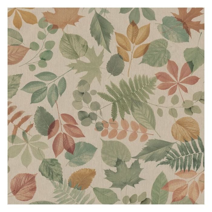 Digitale Printstof 333 Coloured Leaf Mix