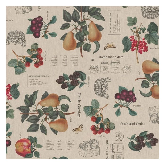 Digitale Printstof 336 Fruit Jam Recipe