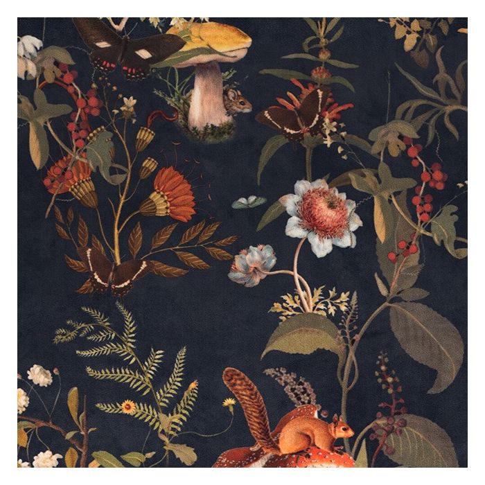 Velvet Printstof 070 Fairytale Forest