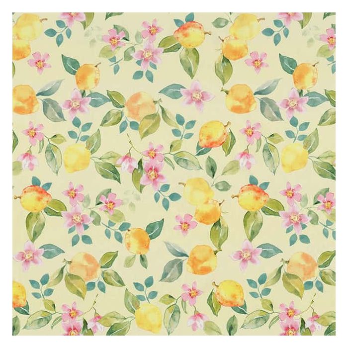 Pop Deco 001 katoenen stof met citrusvruchten
