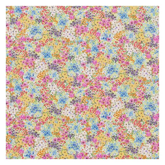 Pop Deco 006 kateen stof met bloemen