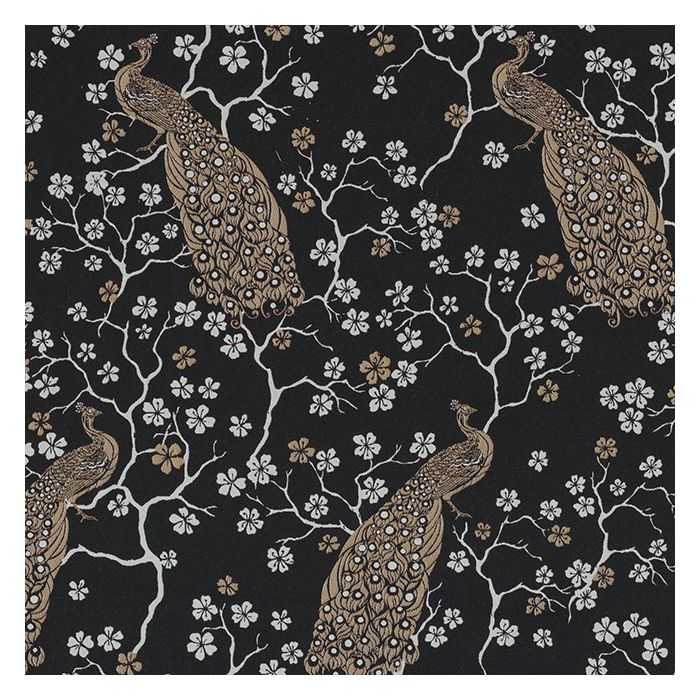 Jacquardstof Peacock Flower Luxury