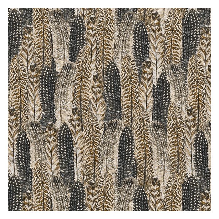 Jacquardstof Feather Chic Camouflage