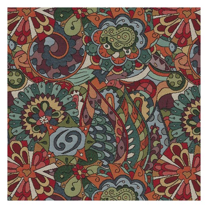 gobelin 024 Gobelin Artistic Flower Power stof met retro bloemen