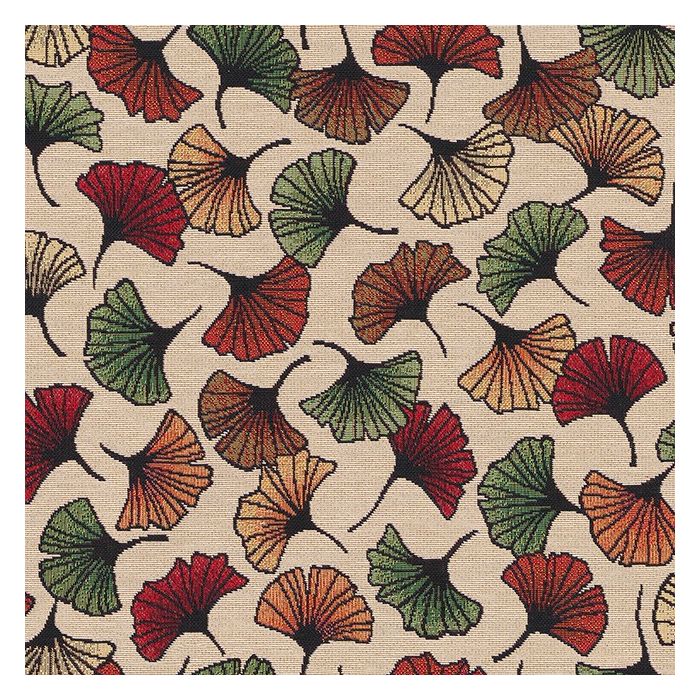Gobelin 010 stof met ginkgo blad ginkgostof Gobelin Falling Ginkgo Leaf 