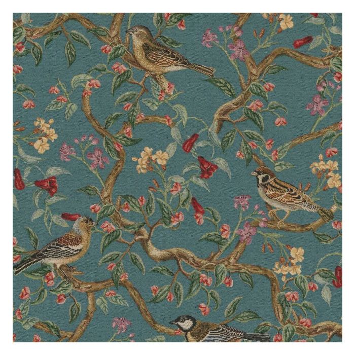 Gobelin 234 Gobelin Bird Classic Allure stof met vogels gordijnstof meubelstof decoratiestof