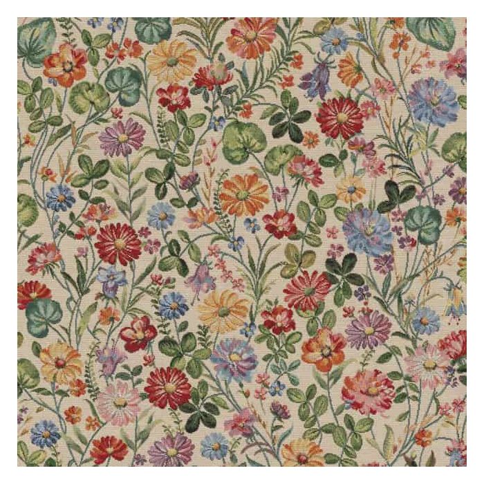 gobelin 235 Joyful Flower Garden stof met bloemen gordijnstof meubelstof decoratiestof