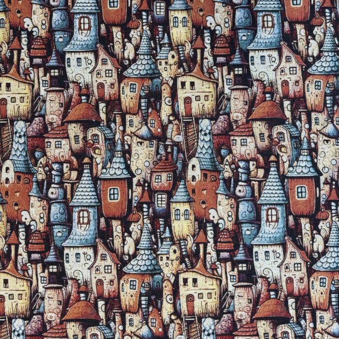 Gobelin 252 Cheerful Fantasy City