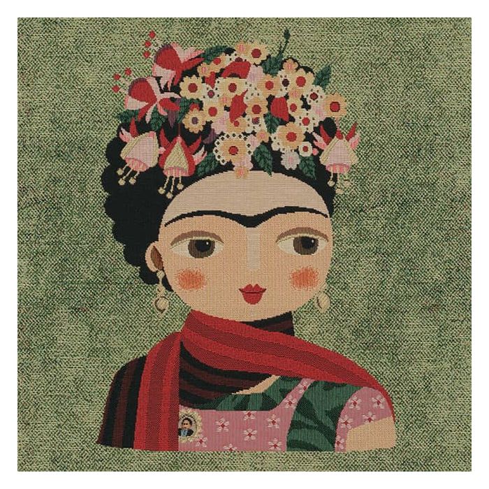 Gobelin Kussenpanel Flower Girl Portrait