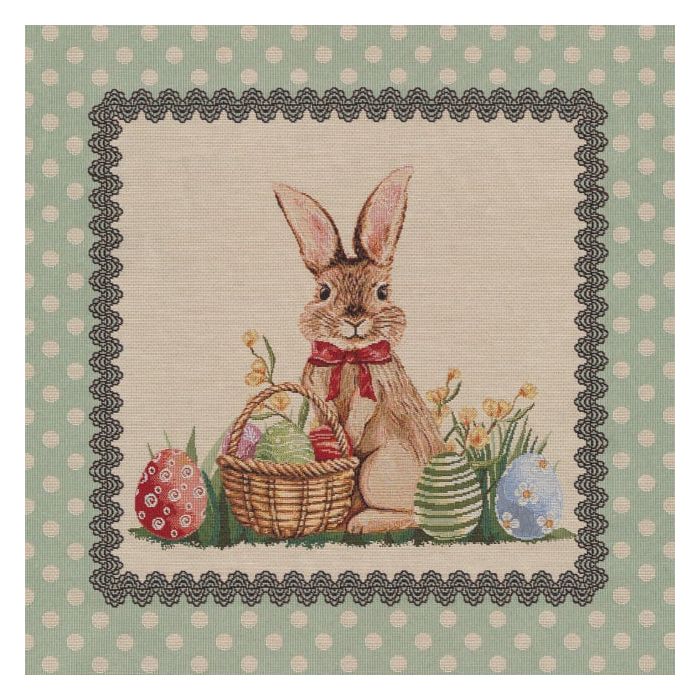 Gobelin Kussenpanel Easter Bunny Eggs