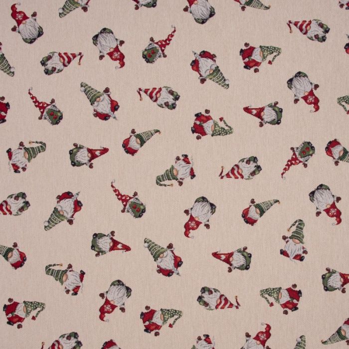 Gobelin Kerststof 010 Tomte Holiday Joy